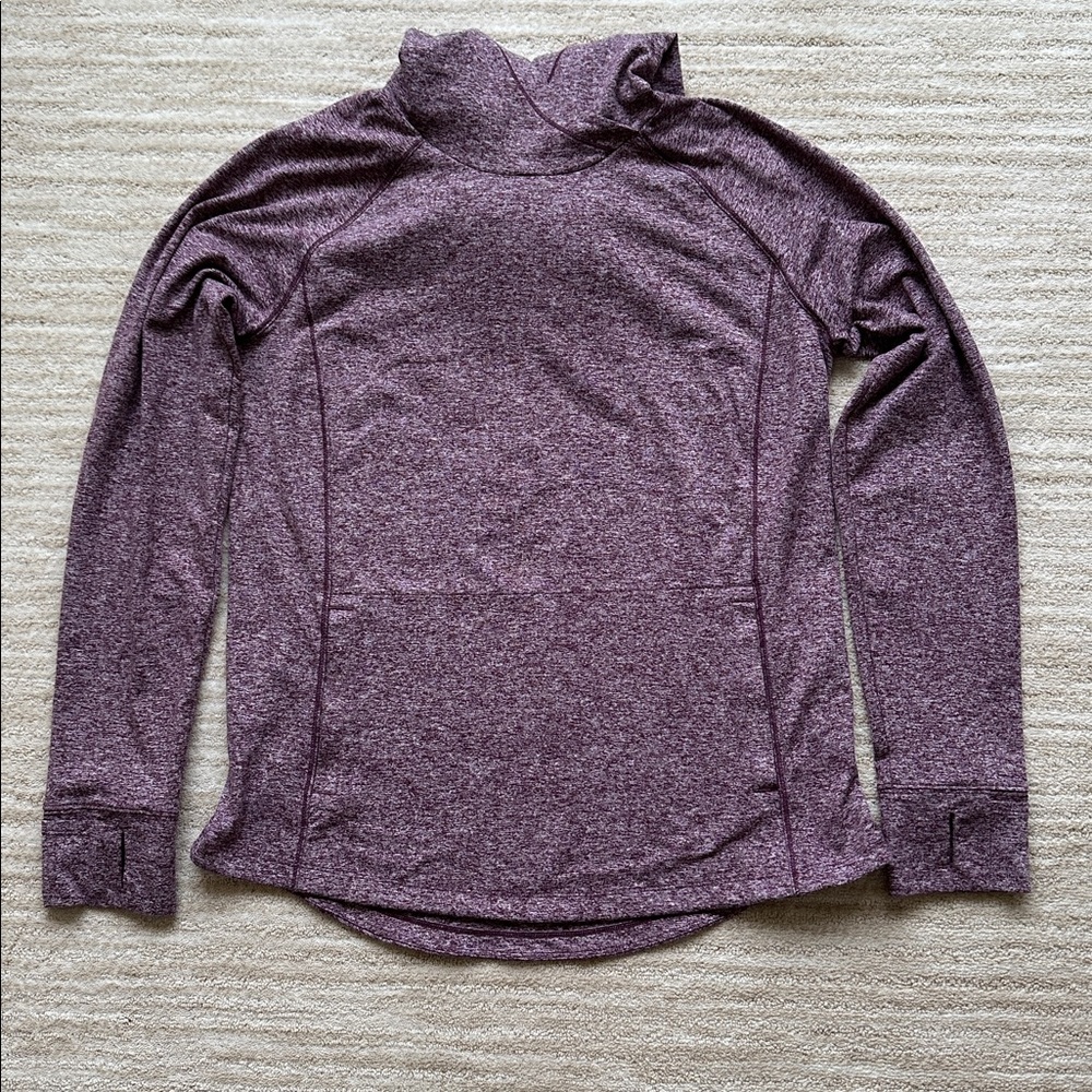 Duluth Trading Women's NoGA Plushcious Hoodie Purple Heather Size Medium